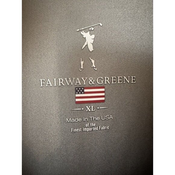 Fairway & Green Men's XL Full Zip Gray Golf Vest Dual Zip The G.A.R Superball - Picture 3 of 9